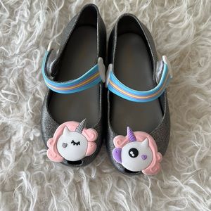 Mini Melissa Ballet Unicorn Flats